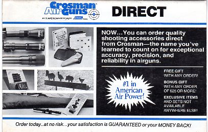 1986 Crosman Direct Accessories Mailer