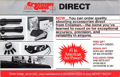 1984 Crosman Direct Accessories Mailer