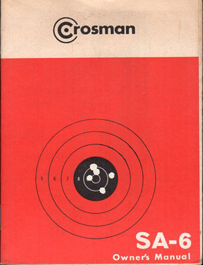 Crosman SA-6 Pistol Manual