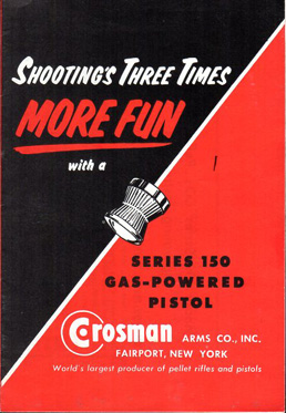 Crosman Series 150 Pistol Manual