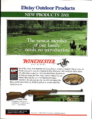 2001 Daisy New Products Folder