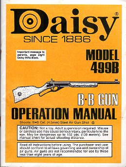 Daisy Model 499B Manual