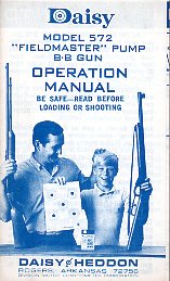 Daisy Model 572 "Fieldmaster" Manual