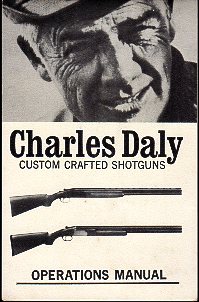1980's Charles Daly O/U Shotgun Inst.