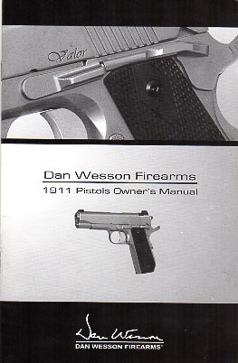 2013 Dan Wesson "1911" Manual