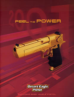 2001 Desert Eagle Pistol Catalog