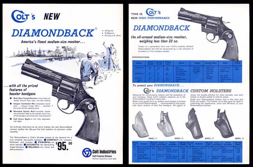 1966 \"Colt\'s New Diamondback\" Broadsheet