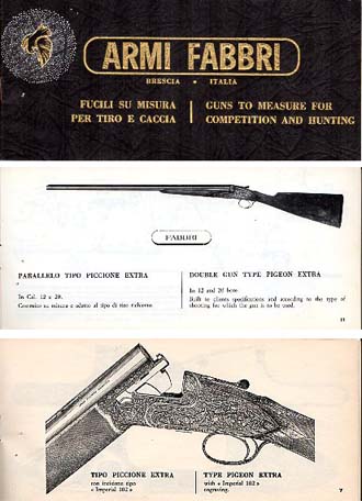 1960's Armi Fabbri Catalog 3rd Ed.