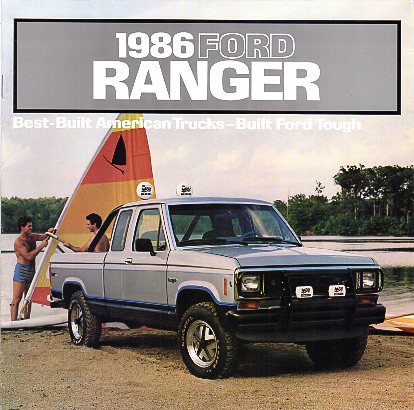 1986 Ford Ranger Catalog