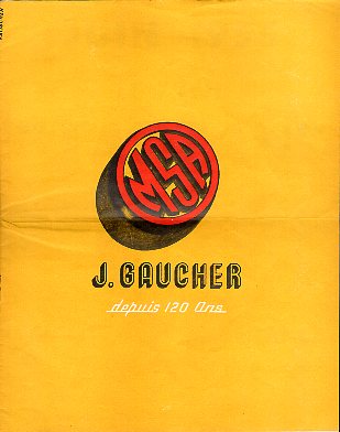 1950-60's J. Gaucher Catalog