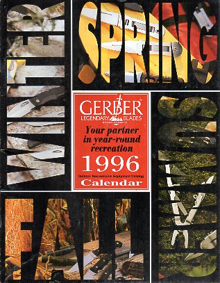 1996 Gerber Catalog/Calendar
