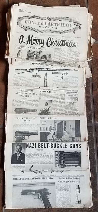 1952 Gun and Cartridge Record