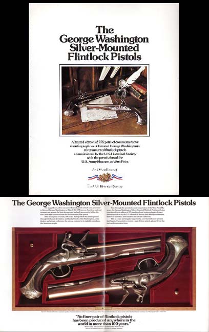 1976 George Washington Flintlock Pistols #2