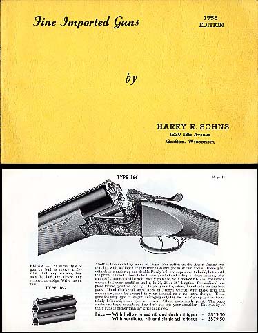 1953 Harry R. Sohns Catalog