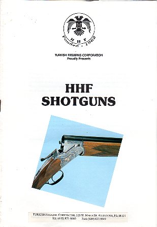 1995 HHF Shotguns Catalog