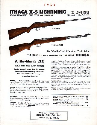 1960 Ithaca Catalog/Mailer