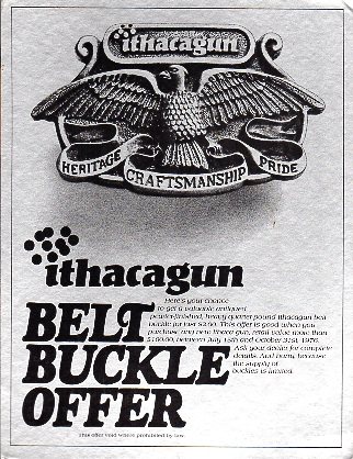 1976 Belt Buckle Offer