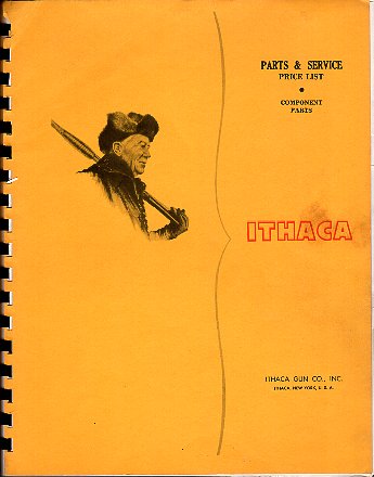 1960 Ithaca Parts & Service Catalog  1960 Ithaca Parts & Service Catalog