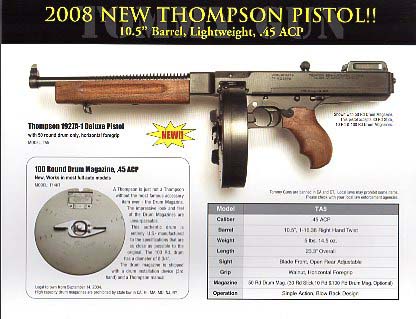 2008 Thompson Pistol Broadsheet  2008 Thompson Pistol Broadsheet