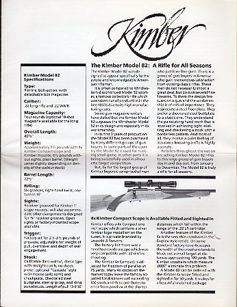 1981 Kimber Mod.82 Folder