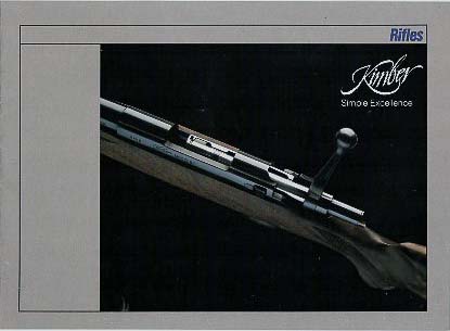 1985 Kimber Rifles Catalog
