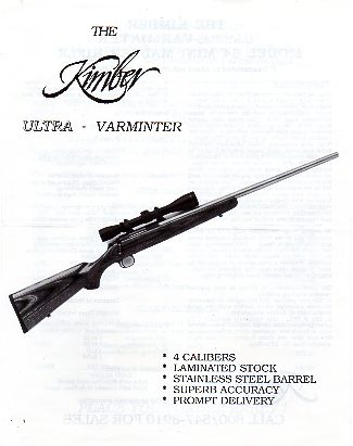 1988 Kimber Dealer Mailer