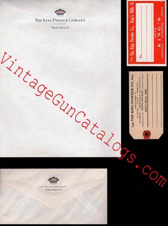 King Powder Company Advertising Items