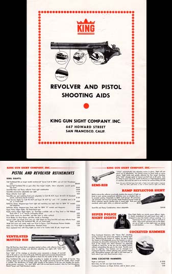 1950 King Revolver & Pistol Aids Folder