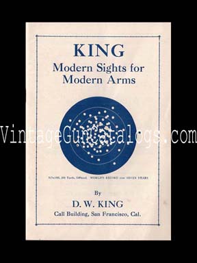 1925 King Gunsights Catalog