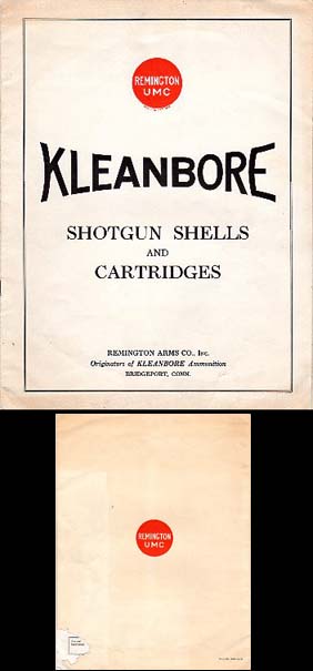 1933 Kleanbore Ammo Catalog