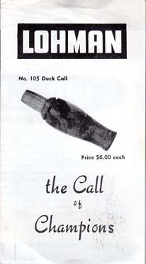 1950's Lohman Calls brochure