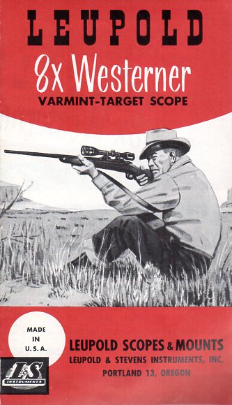 1957 Leupold Westerner Scopes Brochure