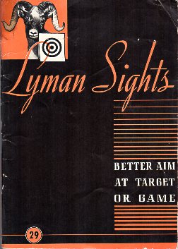 1943 Lyman Sights Catalog