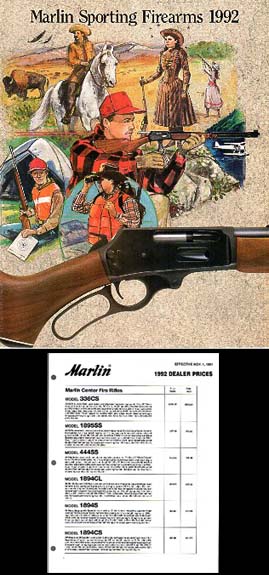 1992 Marlin Firearms Catalog