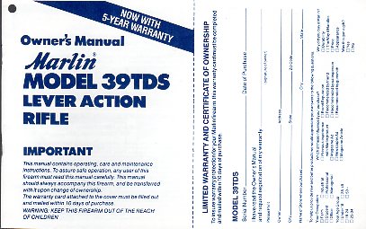 1993 Marlin 39TDS Inst.
