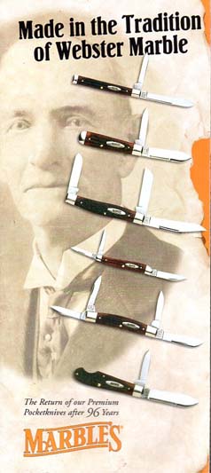 2001 Marble's Pocketknife Brochure