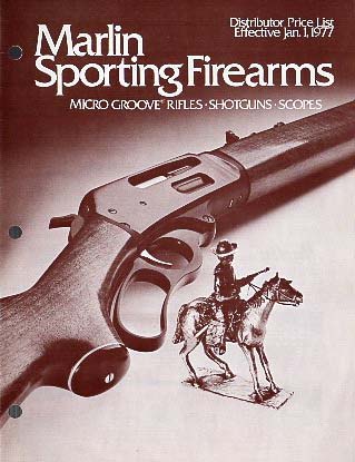 1977 Marlin Distributor Price List-Catalog