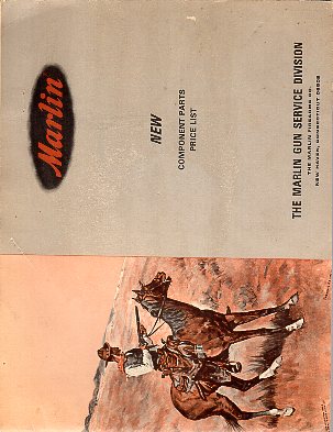 1966  Marlin Component Parts List