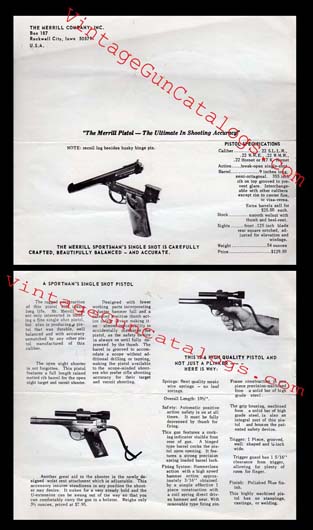 1960's Merrill Folder/Catalog
