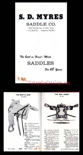 1965 S.D.Myres Saddle Catalog