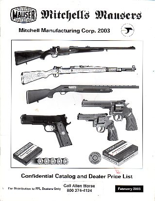 2003 Mitchell's Mausers Catalog