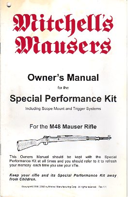 2002 Mitchell's Mausers M48 Manual