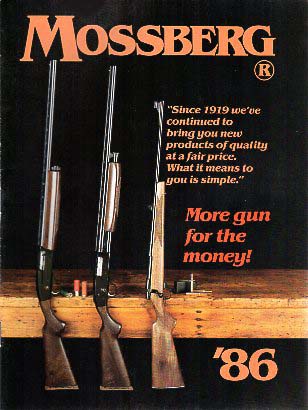 1986 Mossberg Firearms Catalog