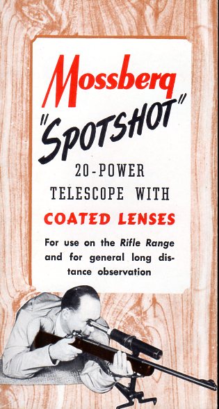1950's Mossberg Spotshot Brochure