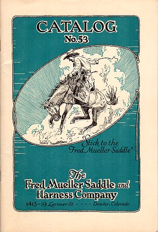1928 Fred Mueller Saddle & Harness Catalog