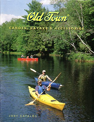 2001 Old Town Canoe Catalog