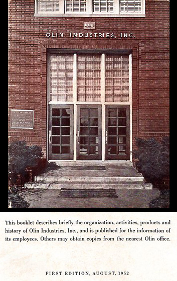 1952 Olin Industries Inc. Employee Booklet