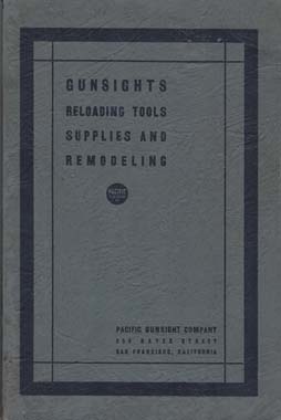 1930 Pacific Gunsight Co. Catalog