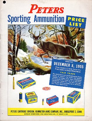 1955/56 Peters Ammunition Catalog