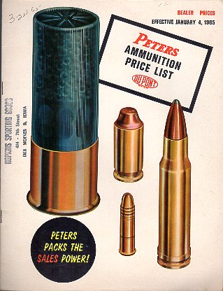 1965 Peters Ammunition Catalog